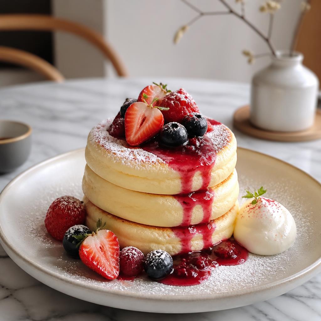 Berry soufflé