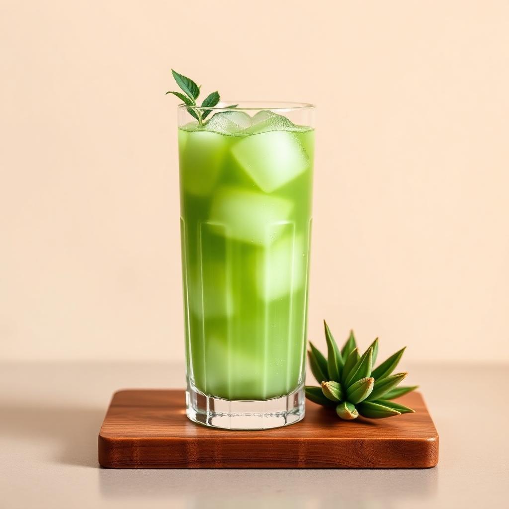 Ice Matcha On Rocks Agava