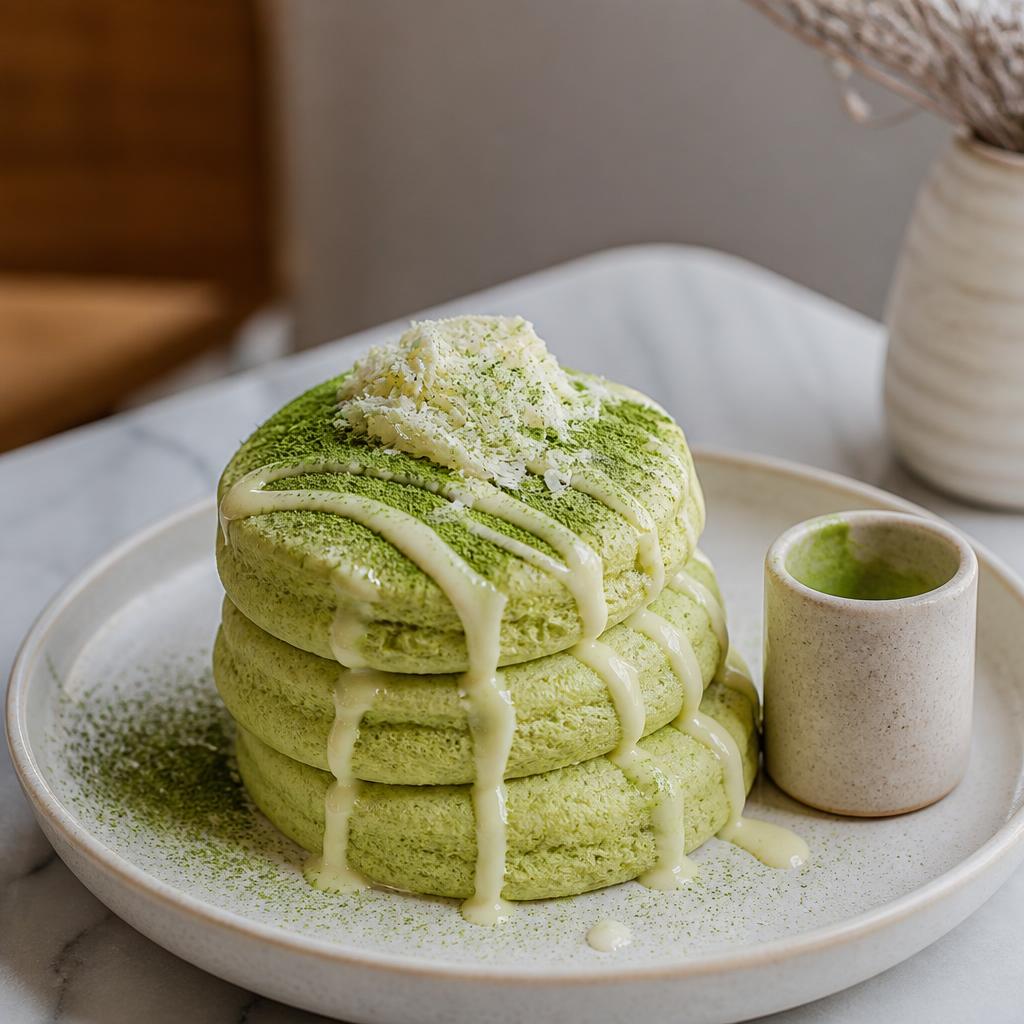 Matcha soufflé